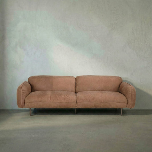 Franklin Sofa, Coris Brown Leather