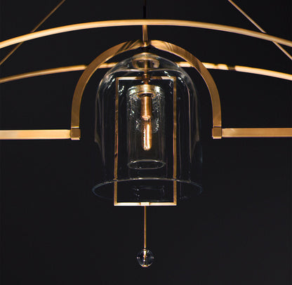 Fulcrum Round Grand Chandelier 73"