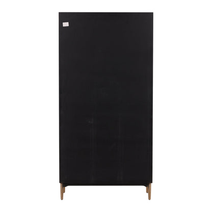 Furniture Classics Shirley Recycled Wood Glass Door 8-Drawer Cabinet