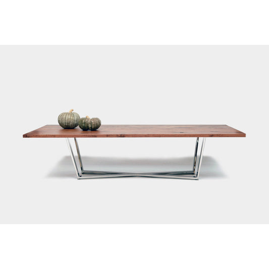 Gax Walnut Wood Dining Table