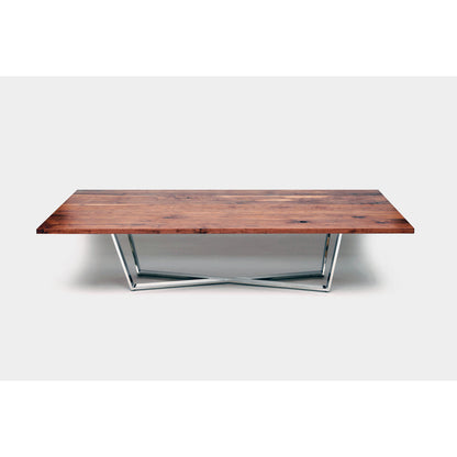 Gax Walnut Wood Dining Table