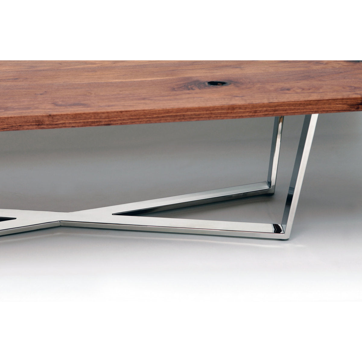 Gax Walnut Wood Dining Table