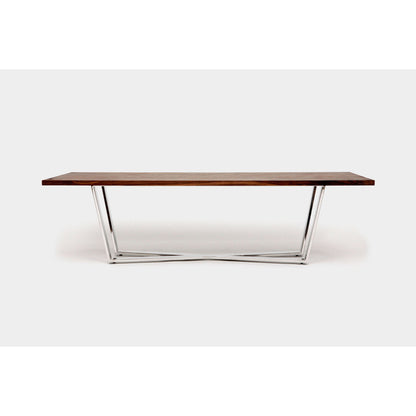 Gax Walnut Wood Dining Table