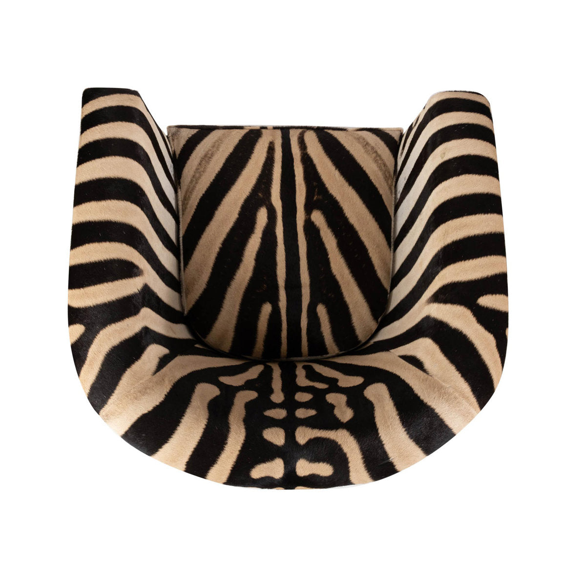 Genuine Hide Barrel Chair
