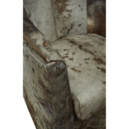 Genuine Wildebeest Hide Club Chair