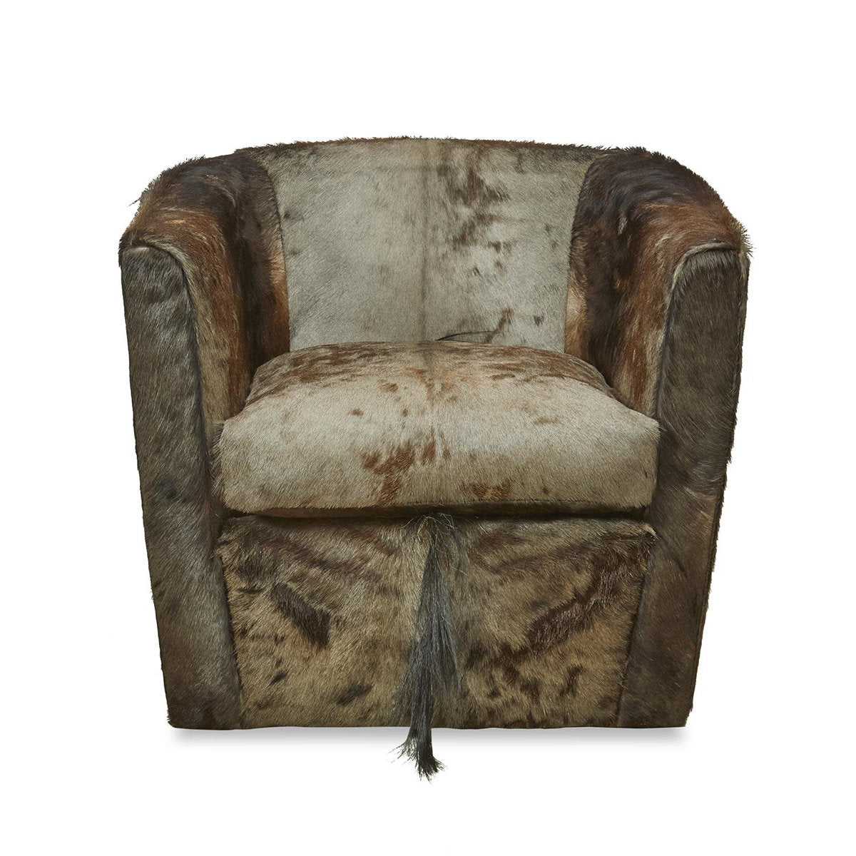 Genuine Wildebeest Hide Club Chair