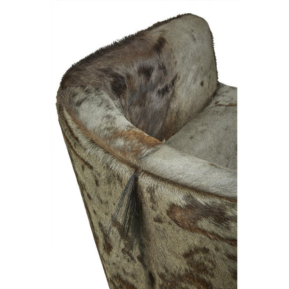 Genuine Wildebeest Hide Club Chair