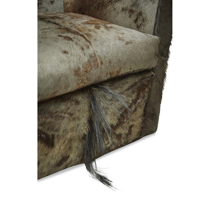 Genuine Wildebeest Hide Club Chair