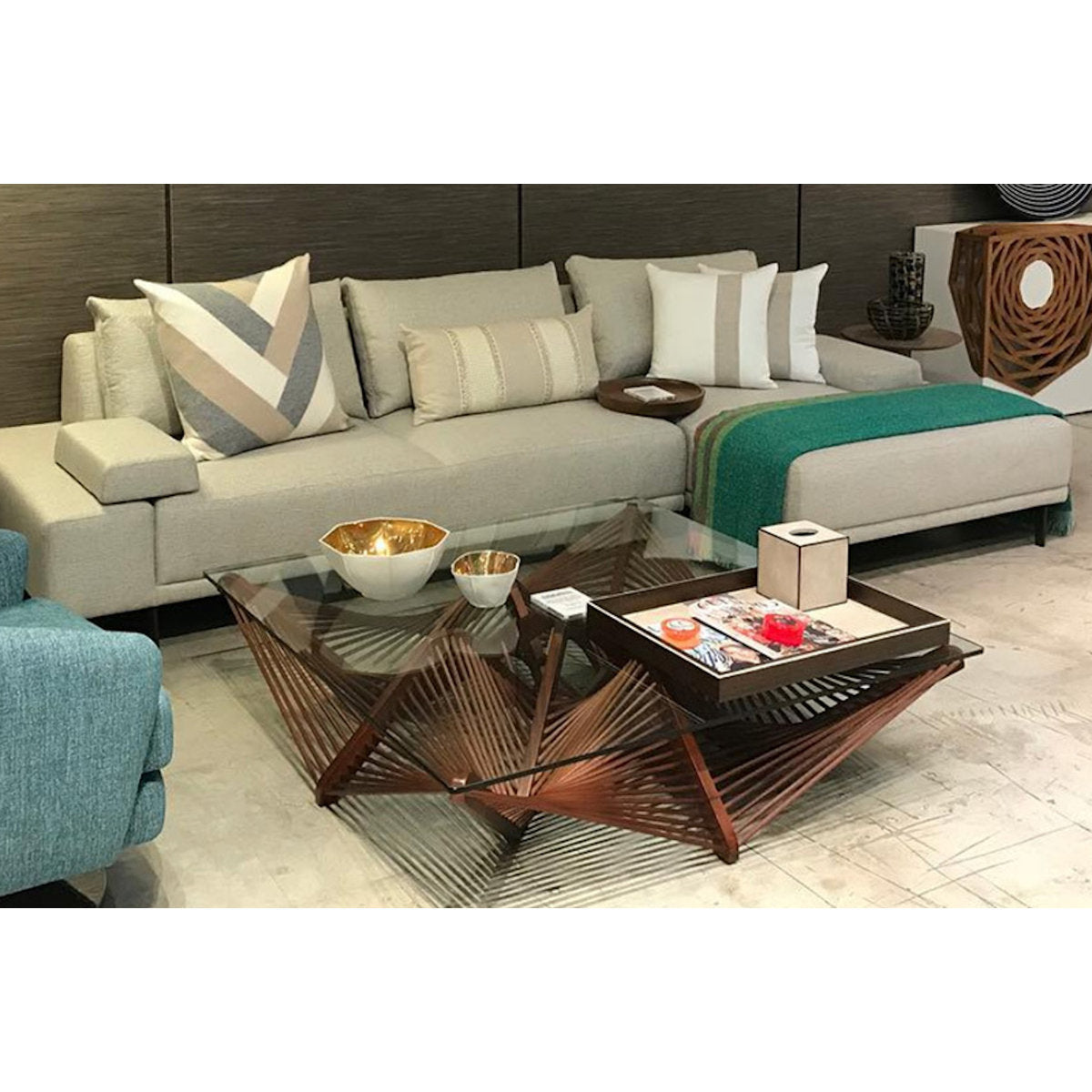 Geo Glass Coffee Table