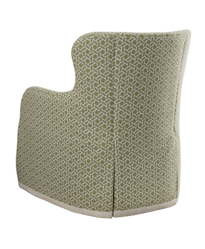 Giselle Swivel Armchair Chair with Ottoman