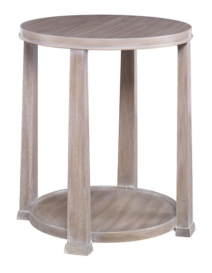 Glam Solid Wood End Table