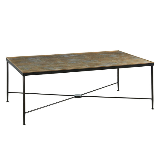 Modern History Home Wrought Iron Coffee Table