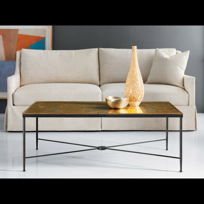 Modern History Home Wrought Iron Coffee Table