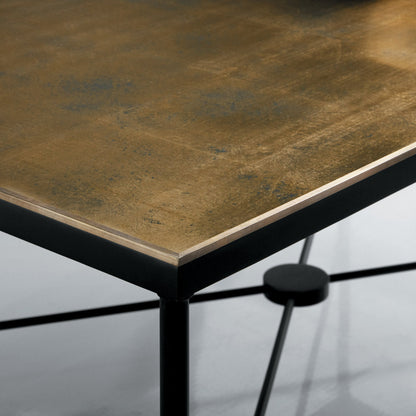 Modern History Home Wrought Iron Coffee Table