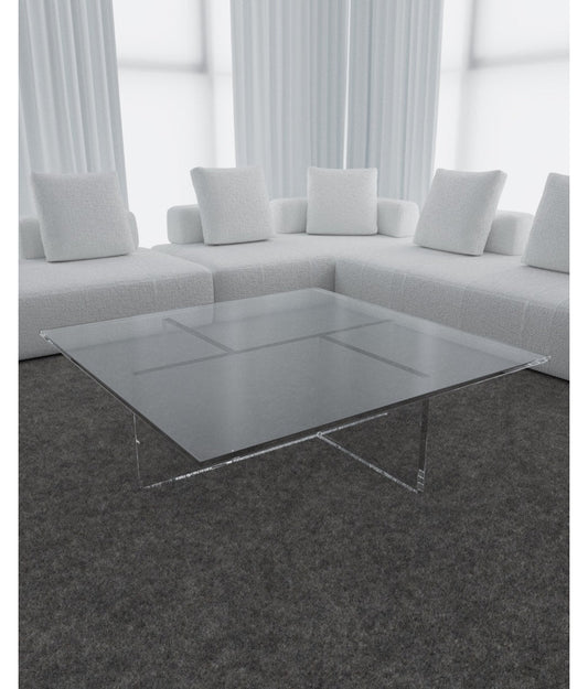 Gusto Design Collection Sunny Clear Coffee Table