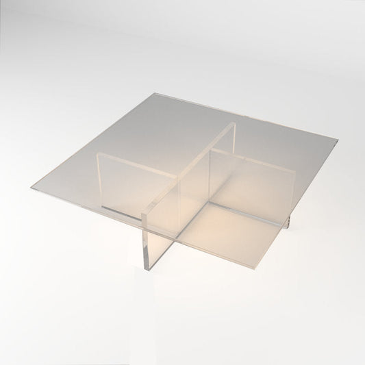 Gusto Design Collection Sunny Clear Coffee Table