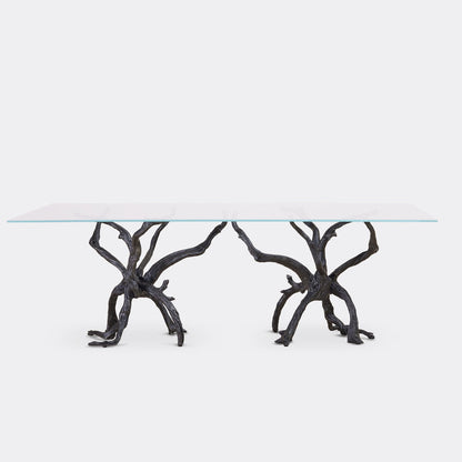 Studio A Home Monterey Rectangle Dining Table Natural Iron