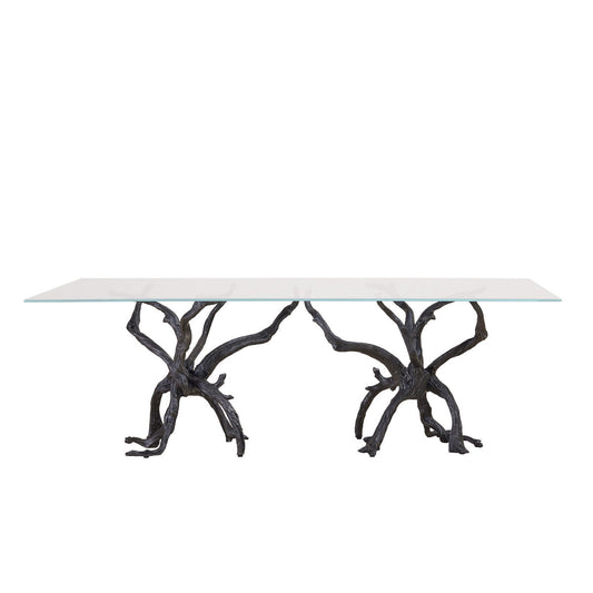 Studio A Home Monterey Rectangle Dining Table Natural Iron