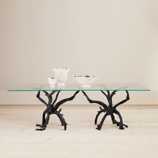 Studio A Home Monterey Rectangle Dining Table Natural Iron