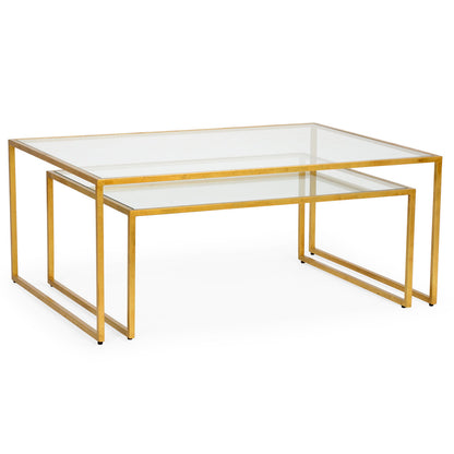Glass Nesting Cocktail Table