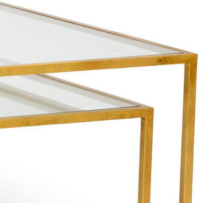 Glass Nesting Cocktail Table
