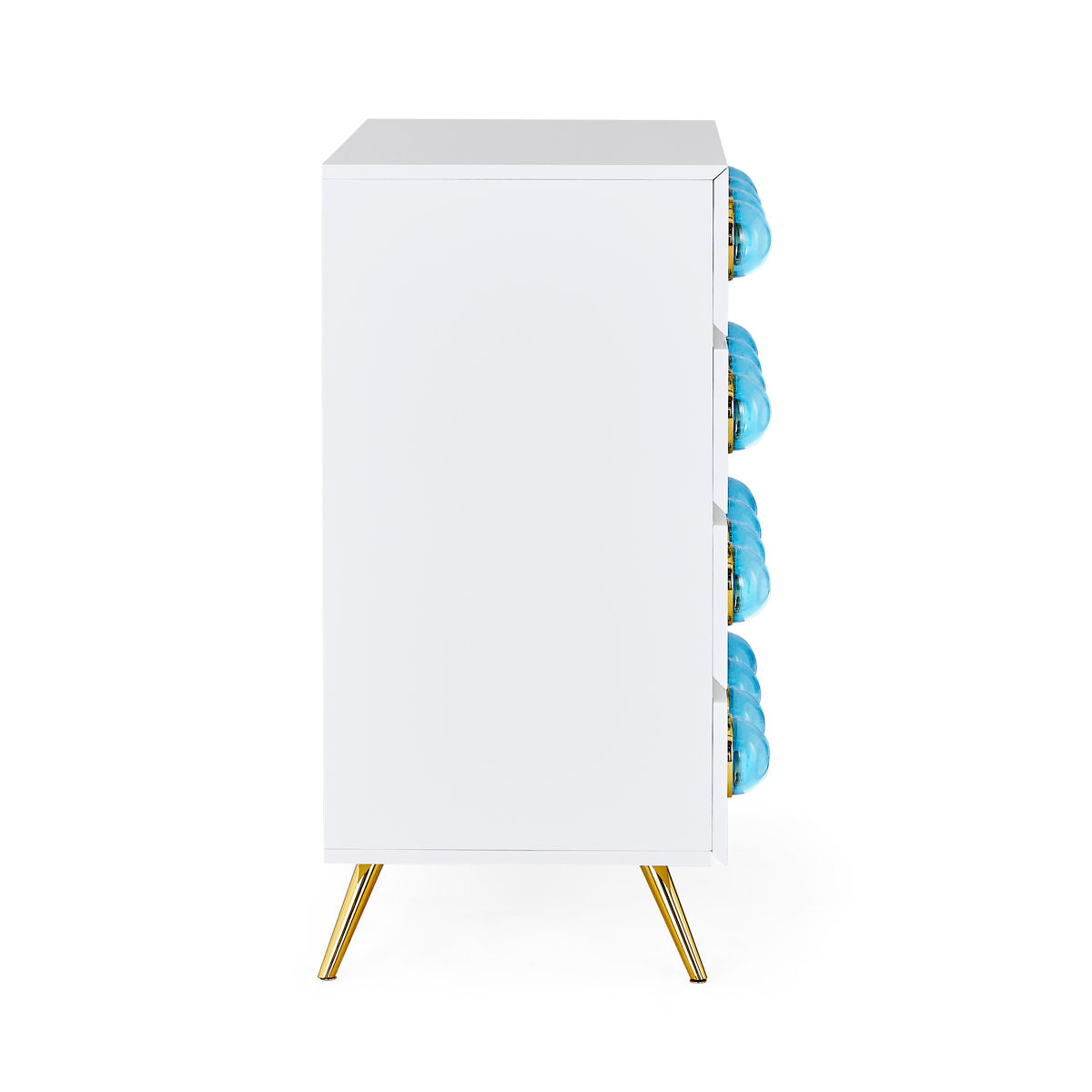 Jonathan Adler Globo Brass 4 Drawer Accent Chest