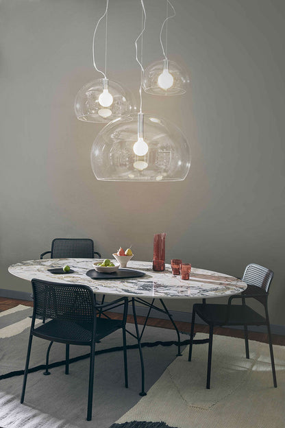 Glossy Oval Dining Table