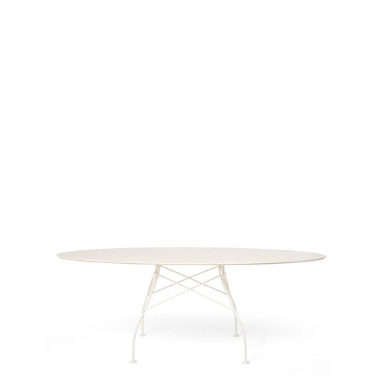Glossy Oval Dining Table