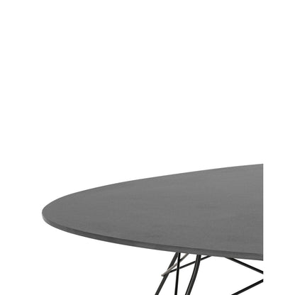 Glossy Oval Dining Table