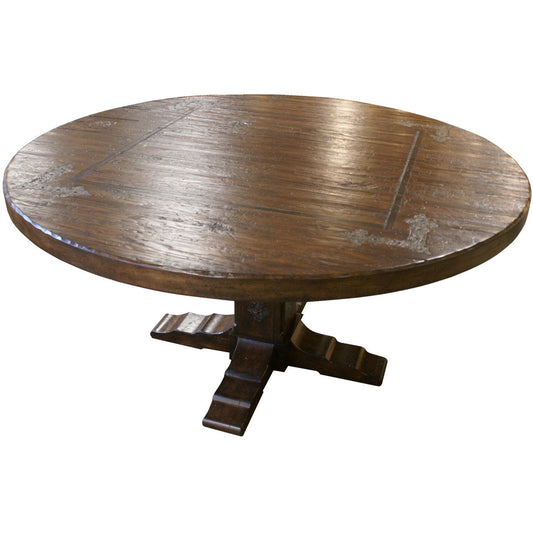 Gothic Solid Wood Round Dining Table