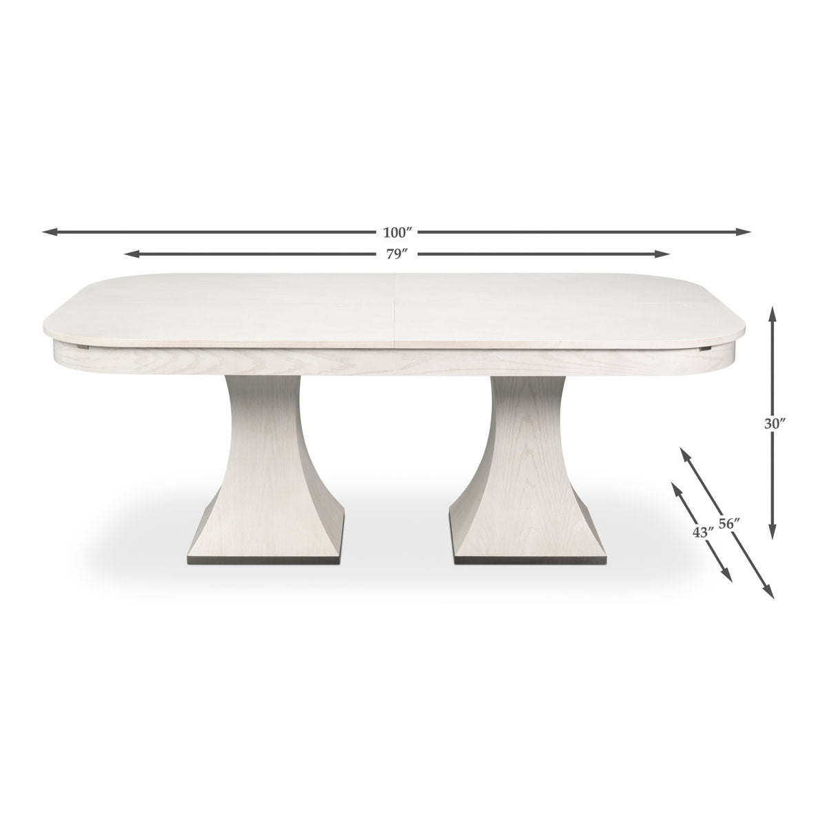 Sarreid Ltd Gramercy Park Jupe Table