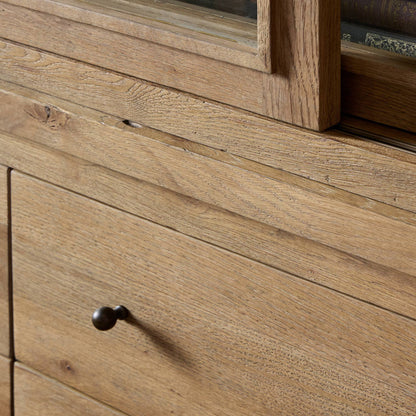 Four Hands Grand Cabinet Honey Brown Oak