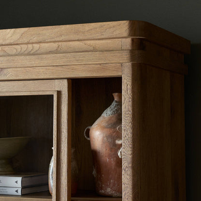 Four Hands Grand Cabinet Honey Brown Oak