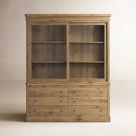 Four Hands Grand Cabinet Honey Brown Oak