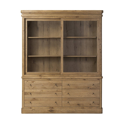 Four Hands Grand Cabinet Honey Brown Oak
