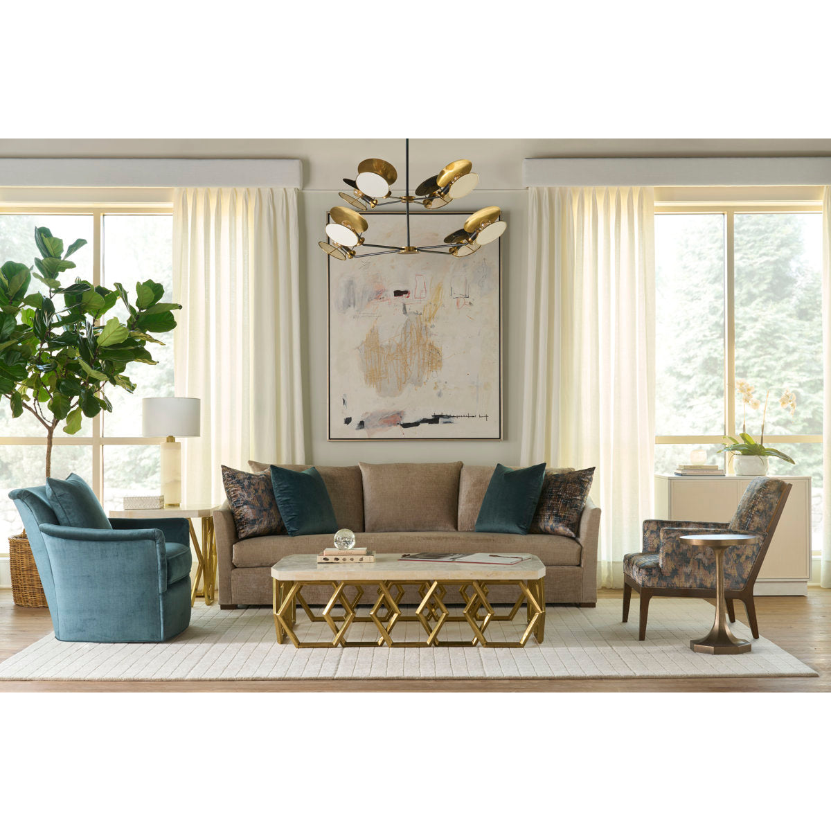 Grand Tour Furniture Stone End Table