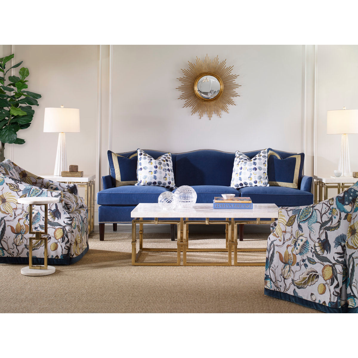 Grand Tour Stone End Table