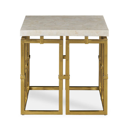 Grand Tour Stone End Table