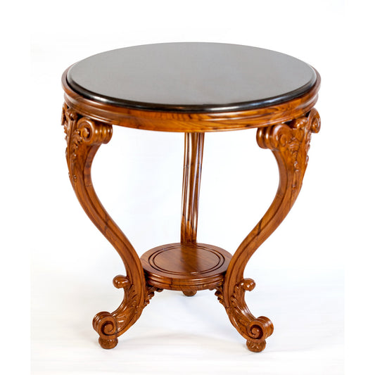 The Silver Teak 3 Legs Coffee Table With Storage