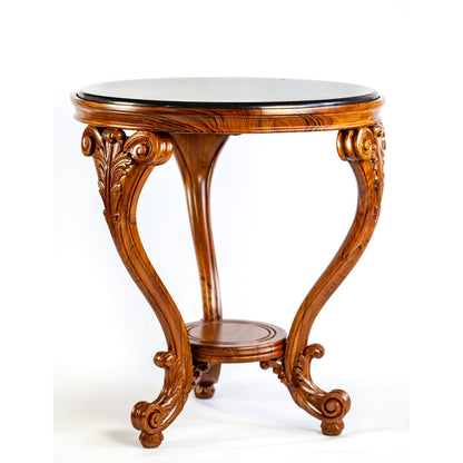 The Silver Teak 3 Legs Coffee Table With Storage