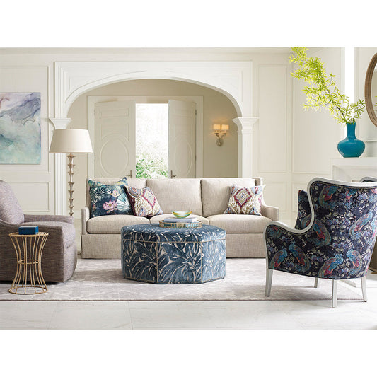 Massoud Furniture Greer 93 Flared Arm Sofa