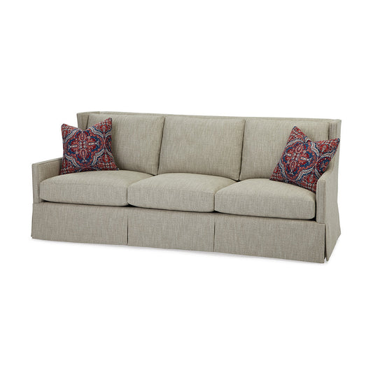 Massoud Furniture Greer 93 Flared Arm Sofa