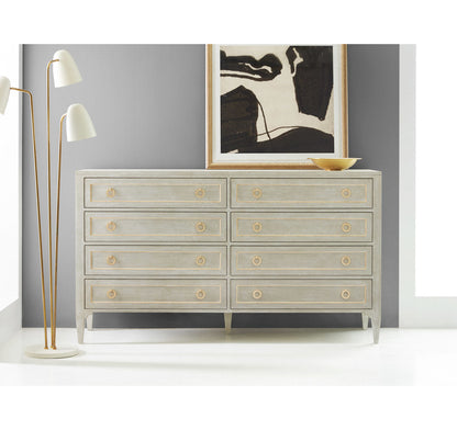 Gustavian 8 - Drawer Dresser