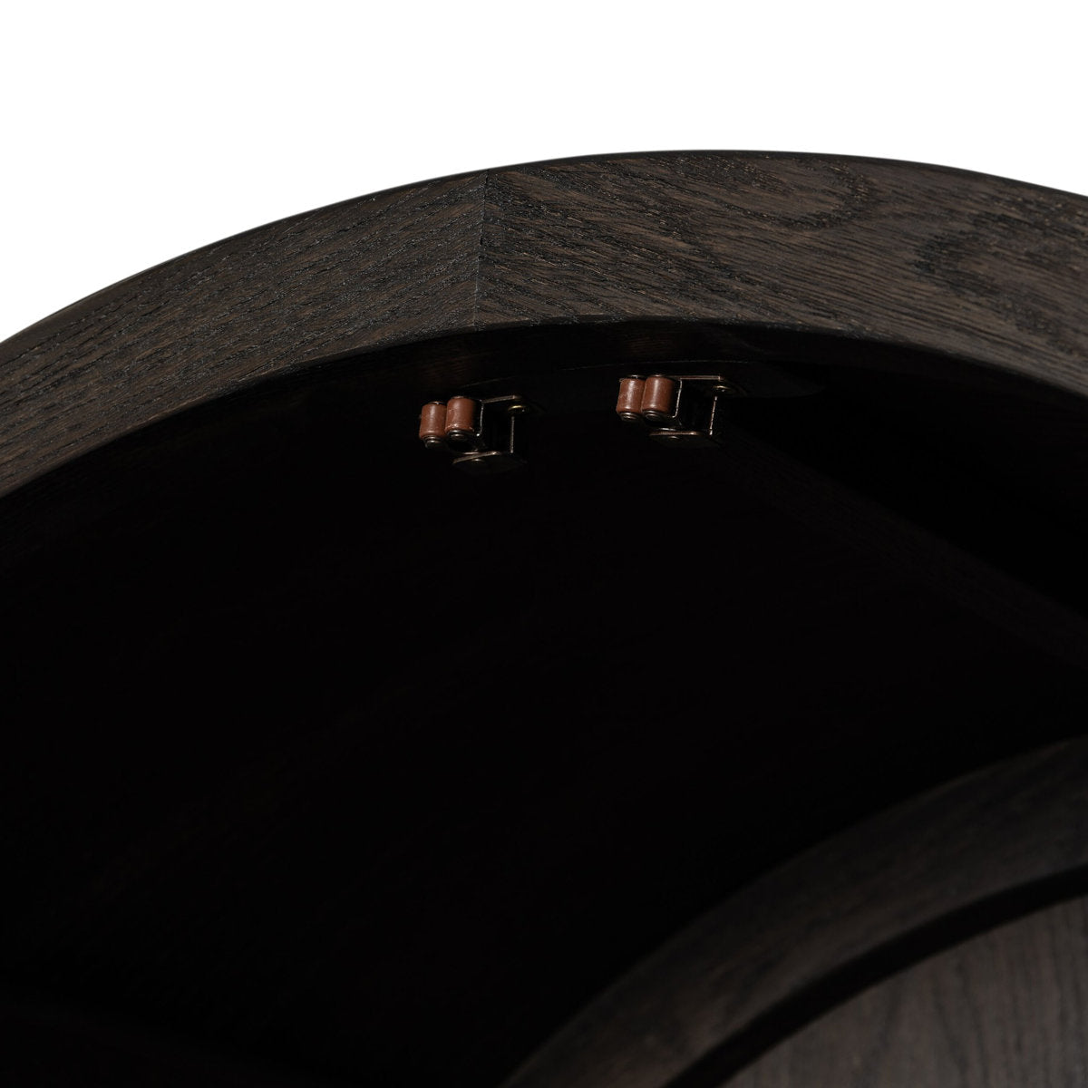 Four Hands Hepburn Cabinet Dark Anthracite Oak