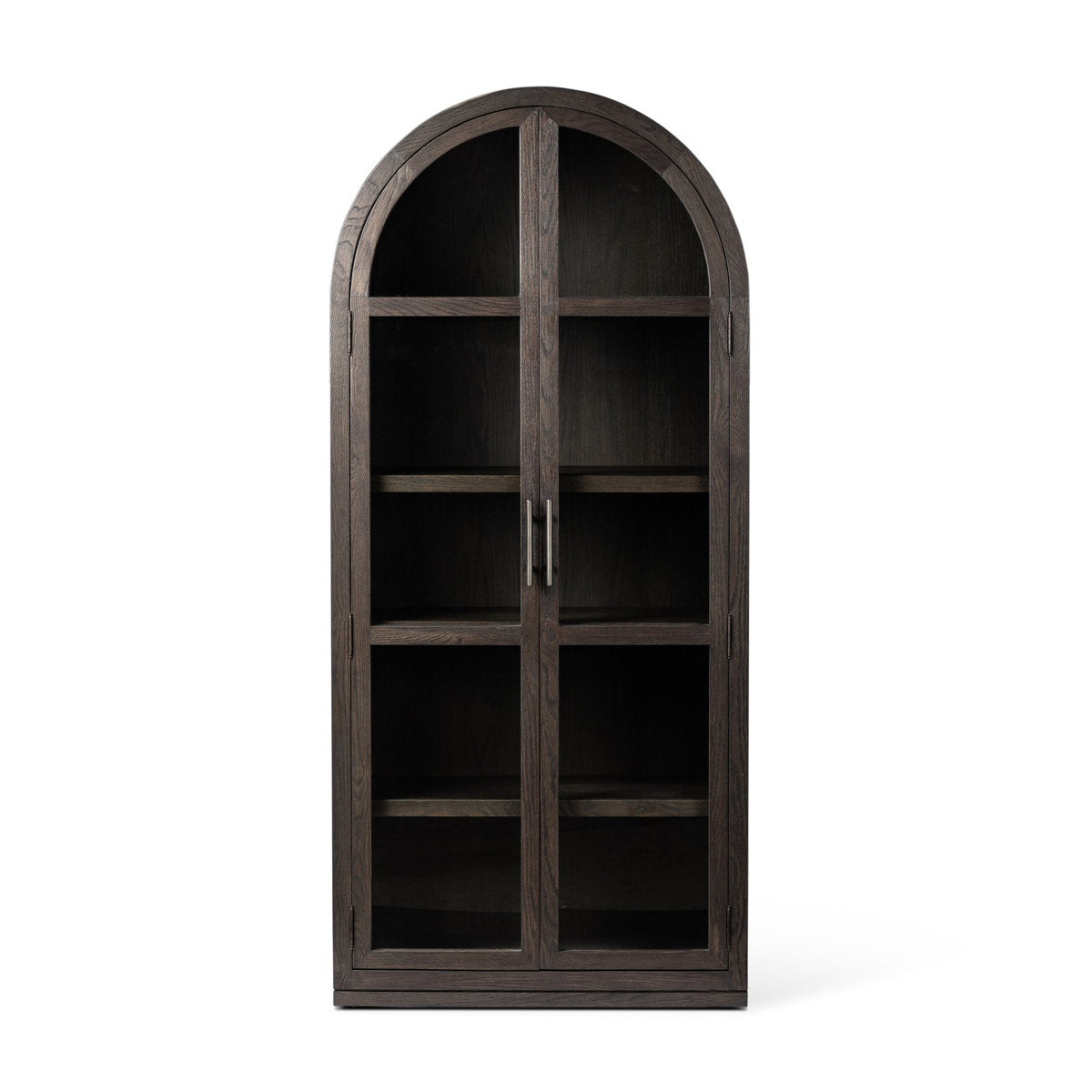 Four Hands Hepburn Cabinet Dark Anthracite Oak