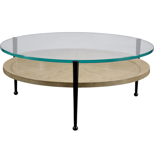 Hable庐 Glass Cocktail Table