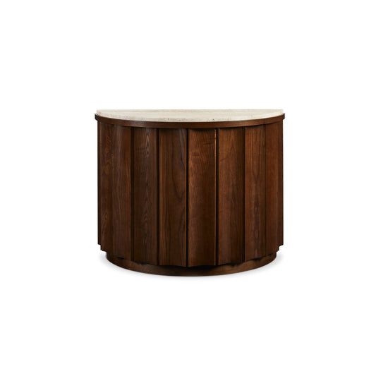 Half Circle Accent Cabinet
