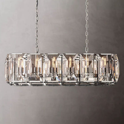 Harlow Crystal Rectangular Chandelier 42"