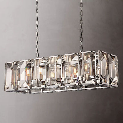 Harlow Crystal Rectangular Chandelier 42"