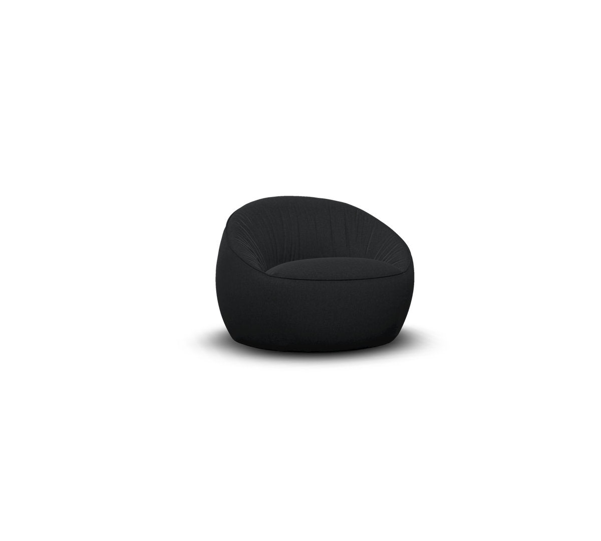 Hana Barrel Chair Chair with Ottoman